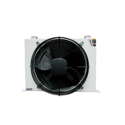 Udara-Didinginake Oil Cooler Hydraulic Oil Kanthi Kipas Listrik Plate Pendingin Udara-Fin Heat Exchanger