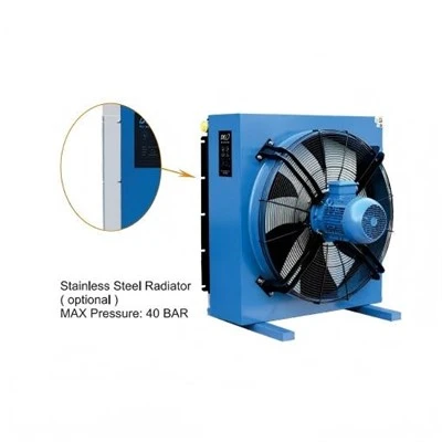 Pendingin Udara Minyak Hidrolik Kanthi Kipas Ac220v Dc24v Penukar Panas Kanthi Kipas Radiator Minyak Hidrolik Kompresor Udara Pendingin Minyak