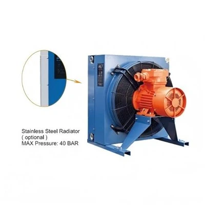 Pendingin Oli Hidrolik Radiator 100L/MIN Anyar Plat Dingin Udara-Pendingin Oli Hidrolik Aluminium Fin